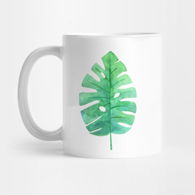 Monstera Lush Green Leaf by Live Together